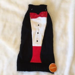 New Tuxedo Dog Sweater, Medium